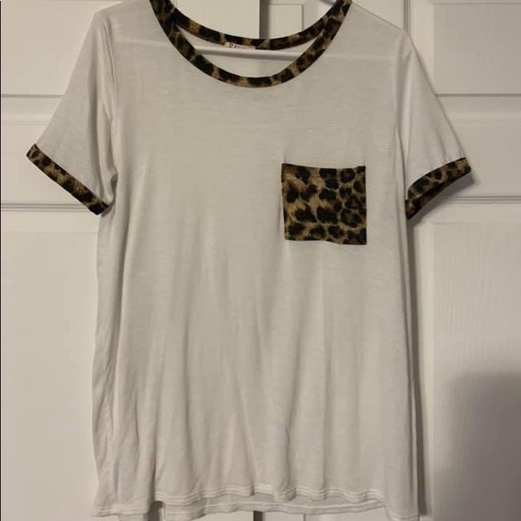 White Cheetah Tee - Picture 1 of 1